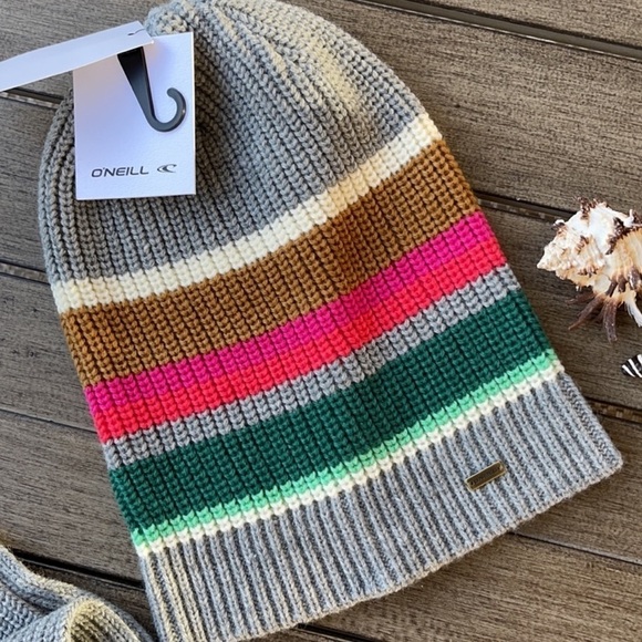 🔆O’NEILL🔆SCARF BEANIE HAT WINTER SET - Picture 7 of 8